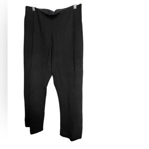 Cos Black Wool Blend Sweater Knit Pants Size Large